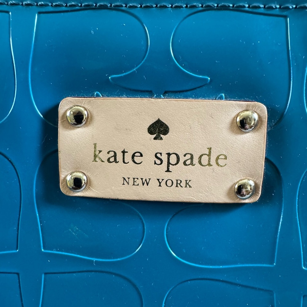 Large Patent Leather Kate Spade Tote - Picture 2 of 13